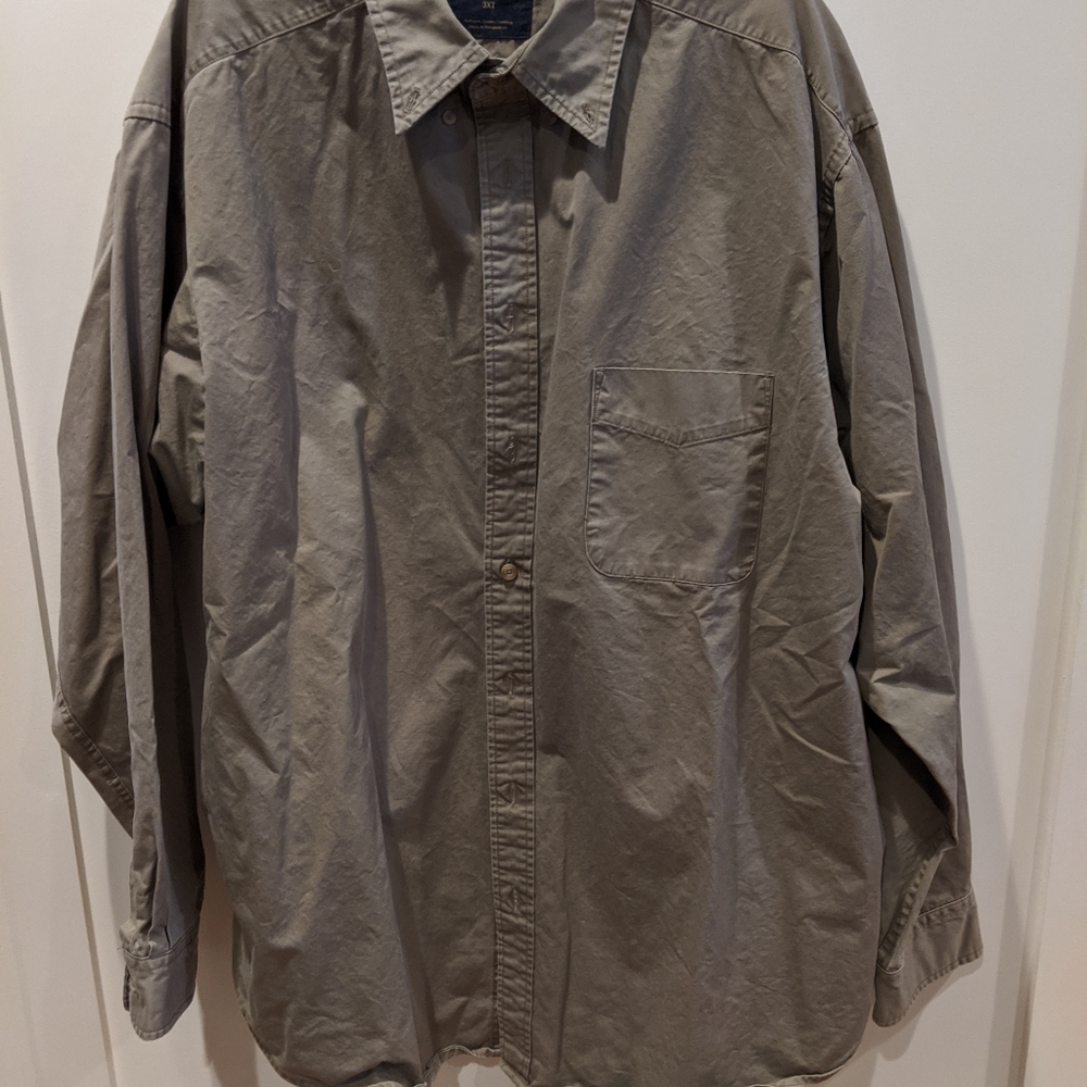 Men's Casual Button Down 3XL
